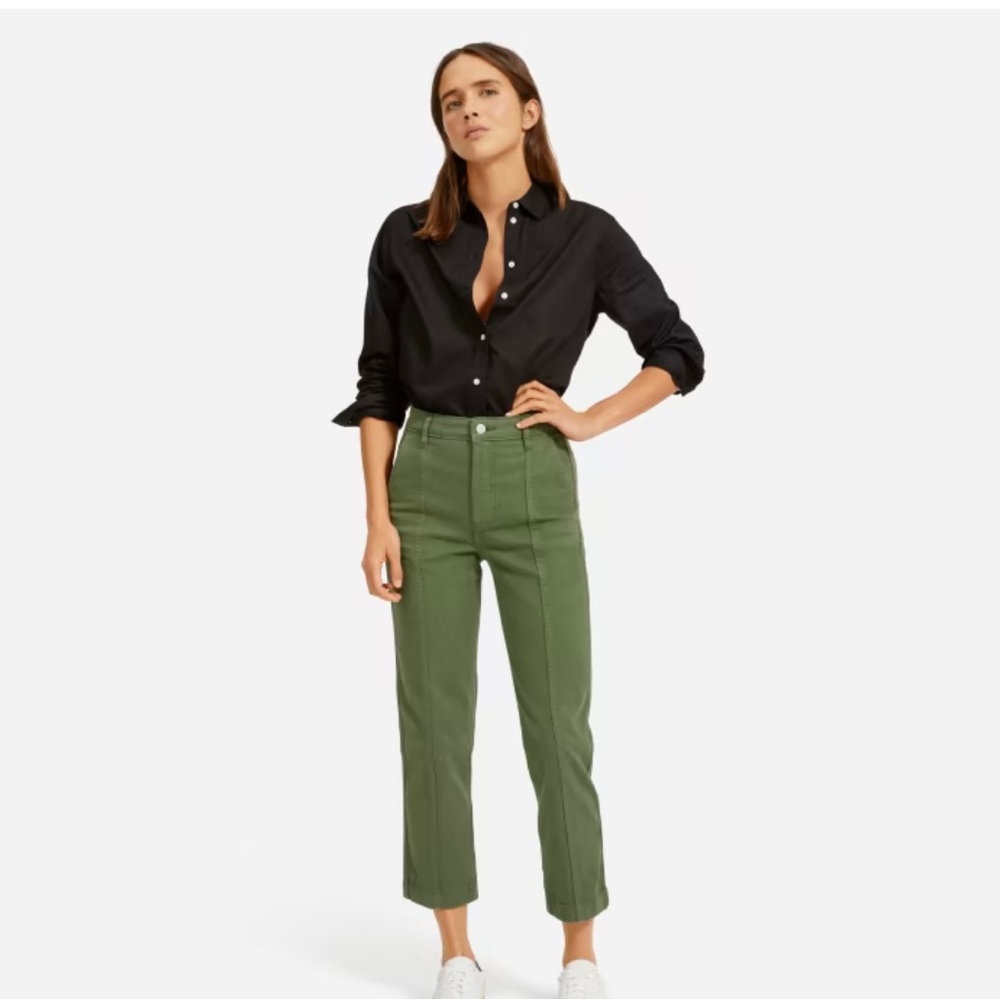 Everlane utility straight leg pant, size 4R